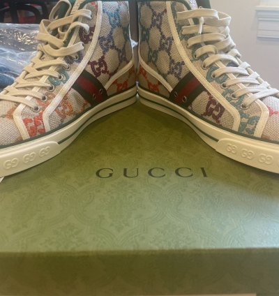 Gucci Tennis 1997 High Top Sneaker - Physchedelic