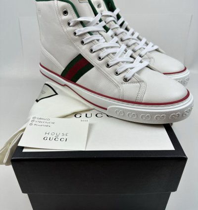 Gucci Tennis GG High Top Sneakers