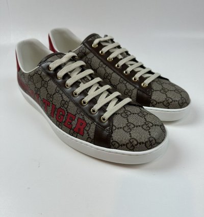 Gucci Tiger Ace Guccissima Pattern Sneakers