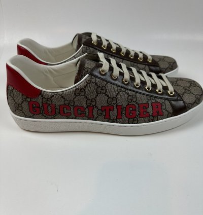 Gucci Tiger Ace Guccissima Pattern Sneakers