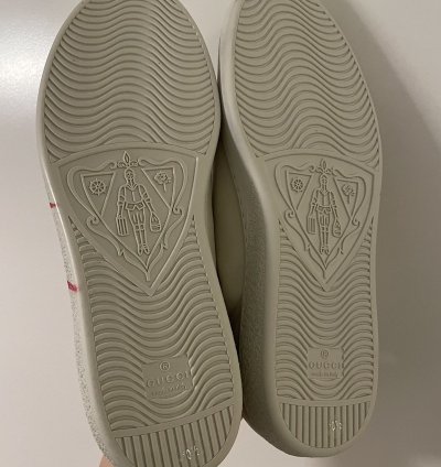 Gucci White Ace Blade Sneaker 11US