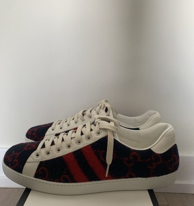 Gucci Wool GG Ace Sneaker