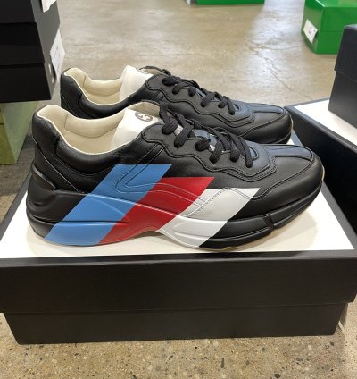 Guccy Rhyton Leather Sneaker NEW 1000