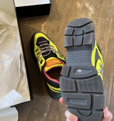 LastDrop Gucci Flashtrek SEGA Reflective Yellow