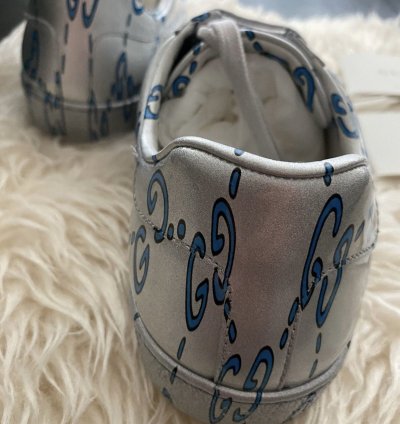 Limited Edition Brand New Runway ACE GG Logo Leather Sneaker