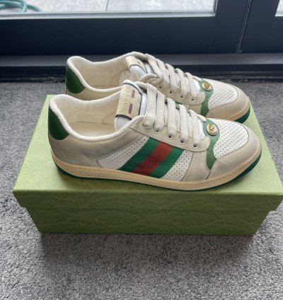 Men Screener White Leather
