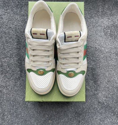 Men Screener White Leather