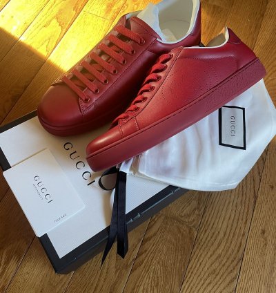MENS GUCCI ACE SNEAKERS