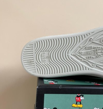 Mickey Mouse Low Top Sneakers in Brown Multicolor