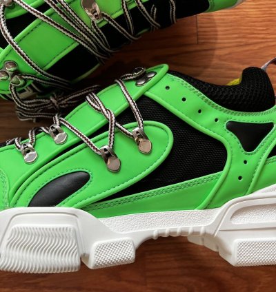 Neon Green Flashtrek Sneakers