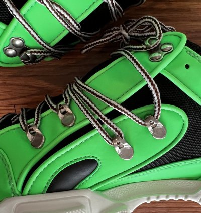 Neon Green Flashtrek Sneakers