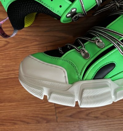Neon Green Flashtrek Sneakers