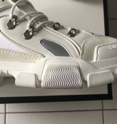NEW 8 Flashtrek White Rubber Suede Mesh Sneakers Low Shoes