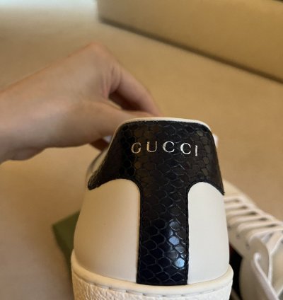 NEW Gucci Ace Leather Sneakers