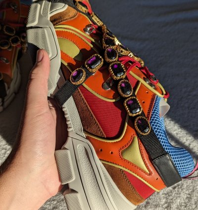 New Gucci flashtrek boots