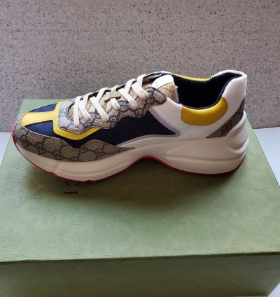 NIB Gucci Men Rhyton GG sneakers- 10 US 11