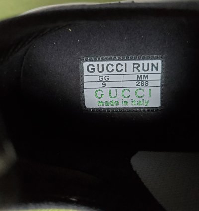 NIB Gucci Run technical knit fabric sneakers 9 US 10