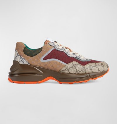 o1mt1gz0325 GG Rhyton Canvas Sneakers in Multicolor