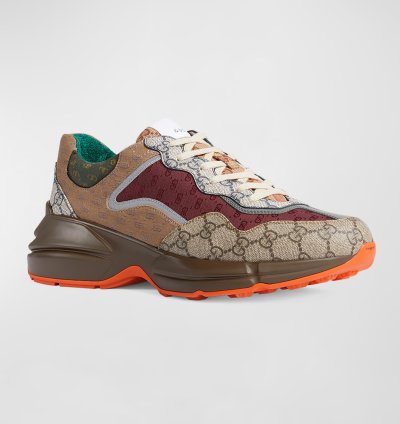 o1mt1gz0325 GG Rhyton Canvas Sneakers in Multicolor