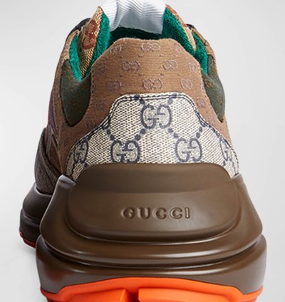 o1mt1gz0325 GG Rhyton Canvas Sneakers in Multicolor