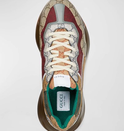 o1mt1gz0325 GG Rhyton Canvas Sneakers in Multicolor