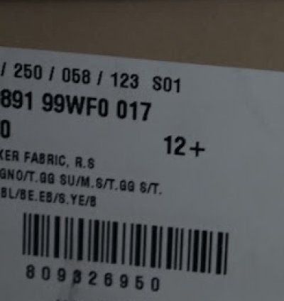 o1rshd10124 Fabric Sneakers in Multicolor
