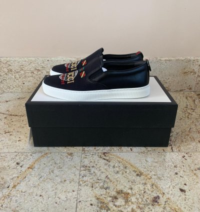 Old Tennis Tweed Sneaker in Black