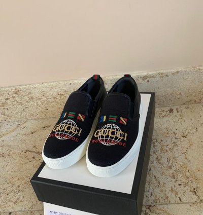 Old Tennis Tweed Sneaker in Black