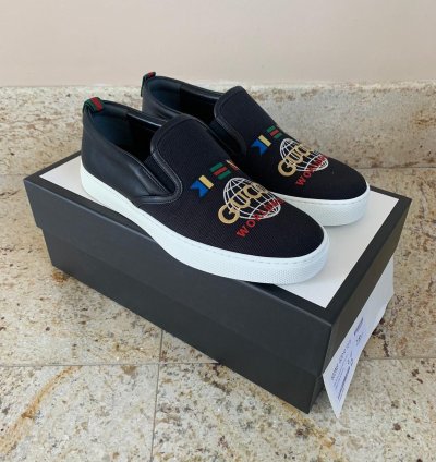 Old Tennis Tweed Sneaker in Black
