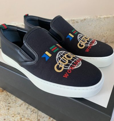 Old Tennis Tweed Sneaker in Black