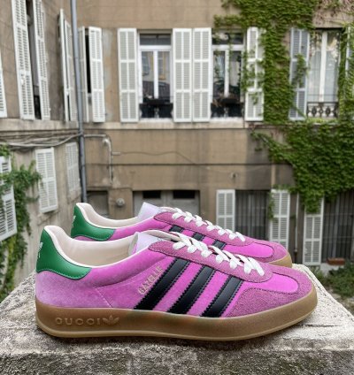 Rare adidas Gucci gazelle Pink 9us 42 2 3 brand new