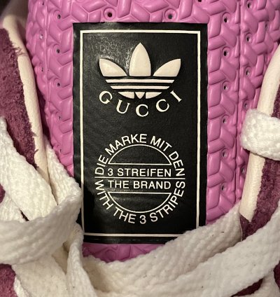 Rare adidas Gucci gazelle Pink 9us 42 2 3 brand new