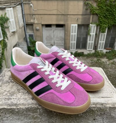 Rare adidas Gucci gazelle Pink 9us 42 2 3 brand new