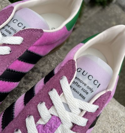 Rare adidas Gucci gazelle Pink 9us 42 2 3 brand new