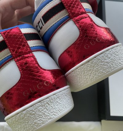 Rare Brand NEW Sold Out ACE Leather Python High Top Sneakers