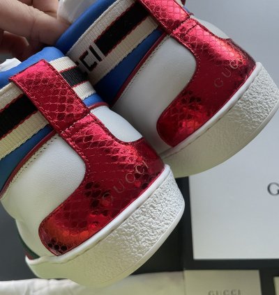 Rare Brand NEW Sold Out ACE Leather Python High Top Sneakers