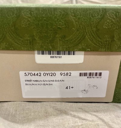 Rare Gucci Distressed Screener Sneaker Off White 41 5