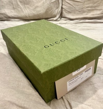 Rare Gucci Distressed Screener Sneaker Off White 41 5
