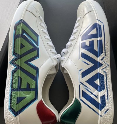 Rare Limited Edition ACE LOVED Leather Sneakers Brand New