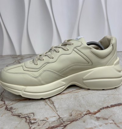 Rhyton Sneaker Printed Donald Duck Beige Leather