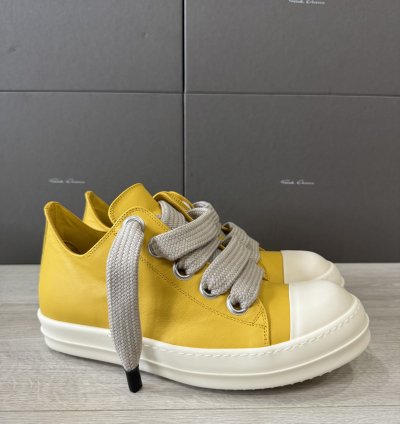 RICK OWENS RAMONE JUMBO LOW LEMON PORTERVILLE