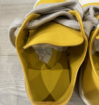 RICK OWENS RAMONE JUMBO LOW LEMON PORTERVILLE
