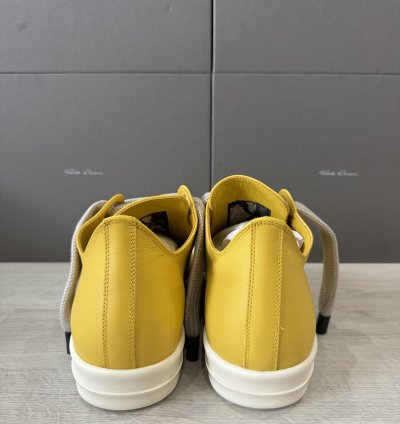 RICK OWENS RAMONE JUMBO LOW LEMON PORTERVILLE