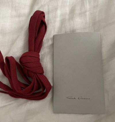 RICK OWENS RAMONE LOW CARDINAL RED