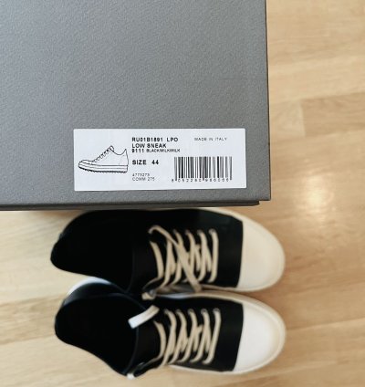 Rick Owens Ramone Sneakers (Low Top)