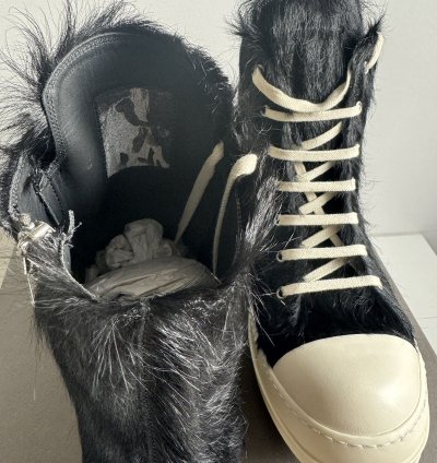 Rick Owens ramones fur