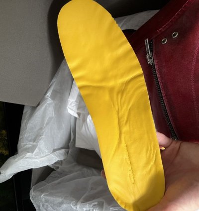 Rick Owens Ramones Hi Top Pinck