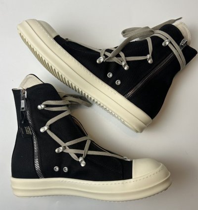Rick Owens Ramones High Hexagram Black