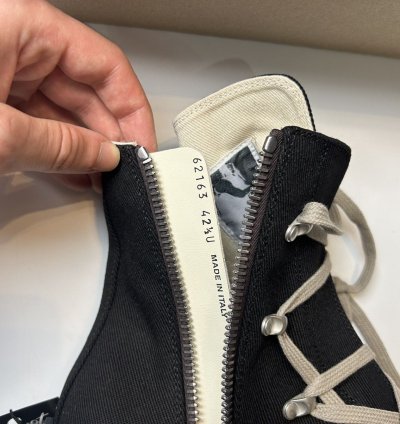 Rick Owens Ramones High Hexagram Black