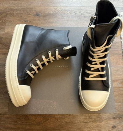 Rick Owens Ramones High size 9 US EU 42 black
